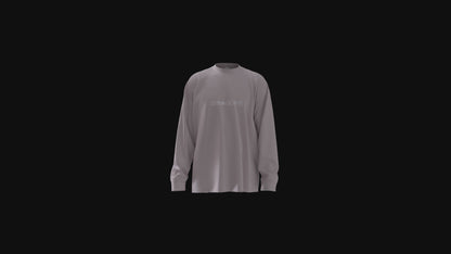 Schleepwear Straight Face Crewneck in Pink Gravel product video.